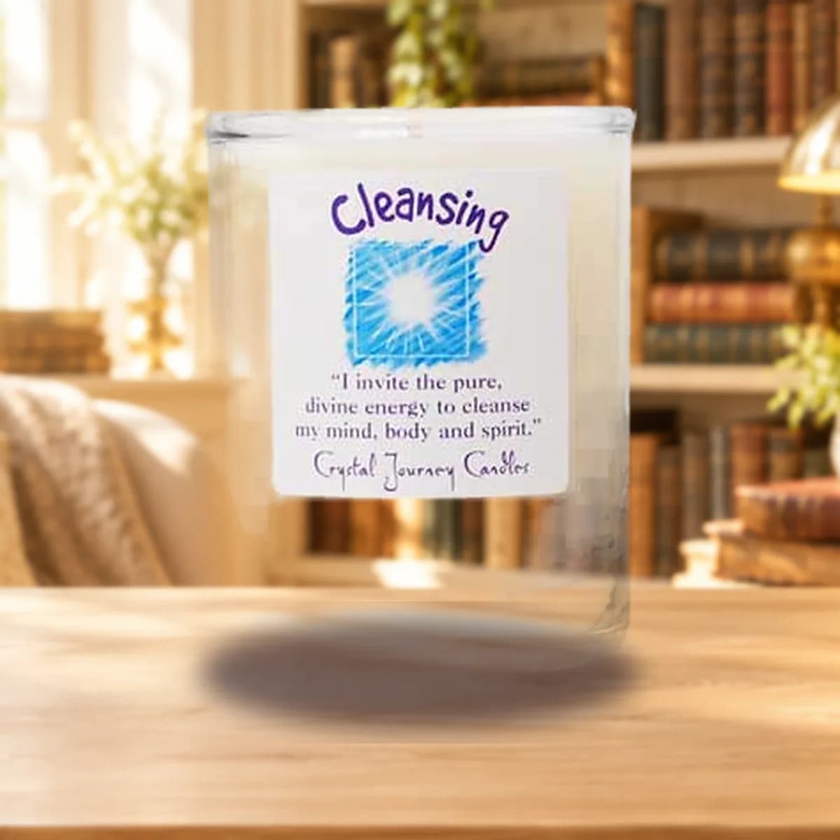 Cleansing soy votive candle