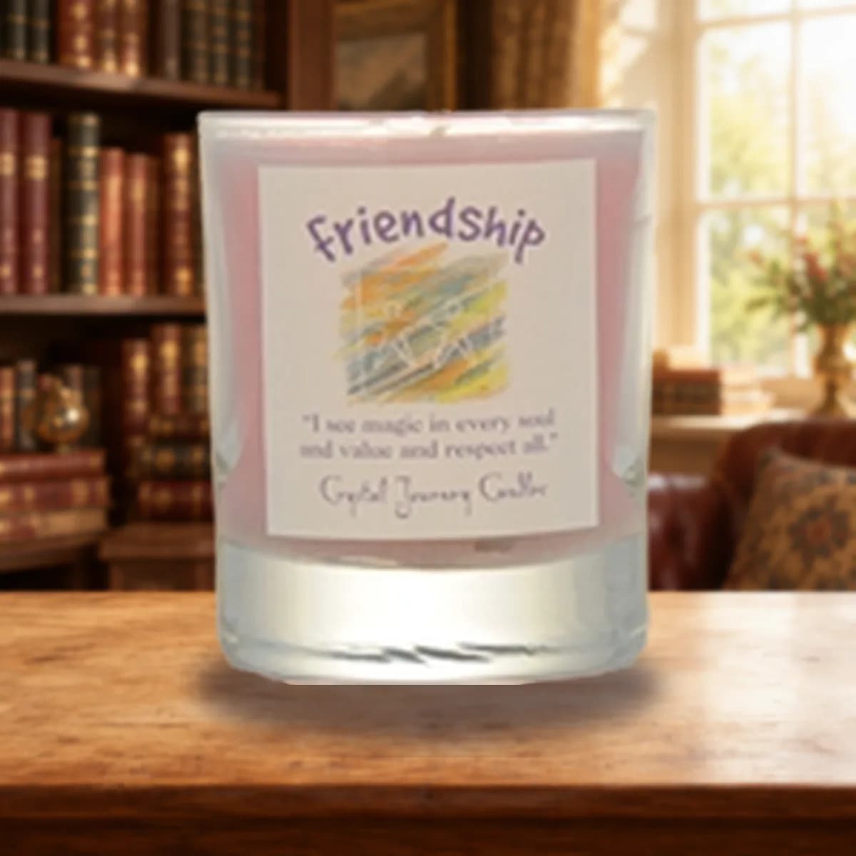 Friendship soy votive candle