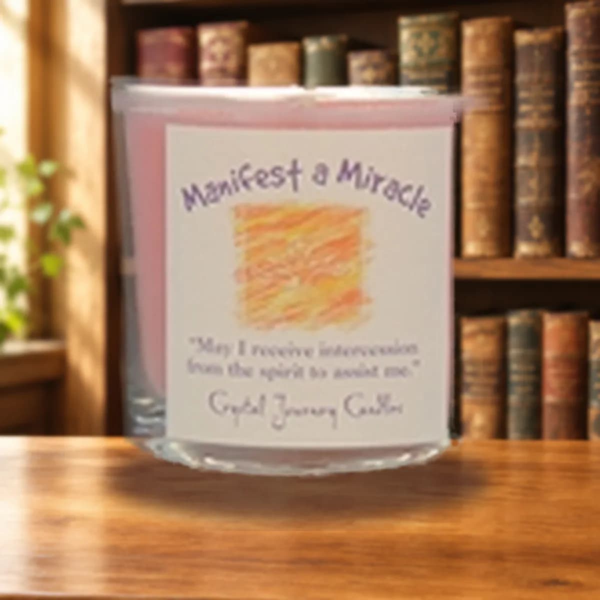 Manifest a Miracle soy votive candle