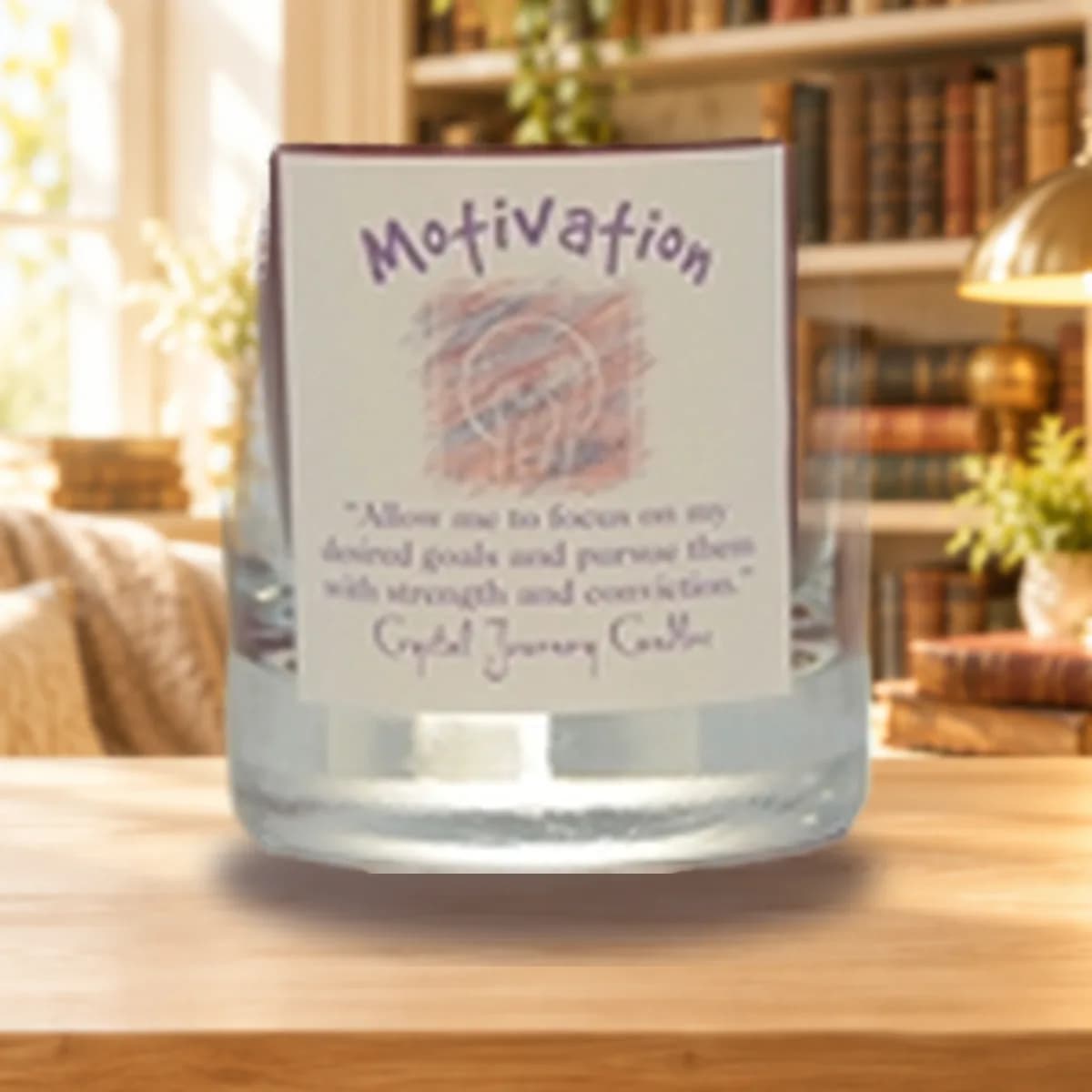 Motivation soy votive candle
