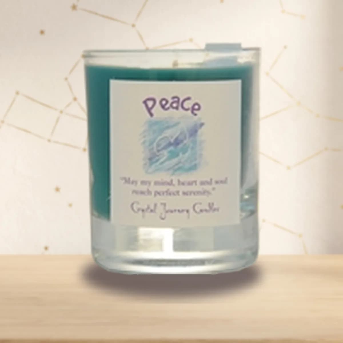 Peace soy votive candle