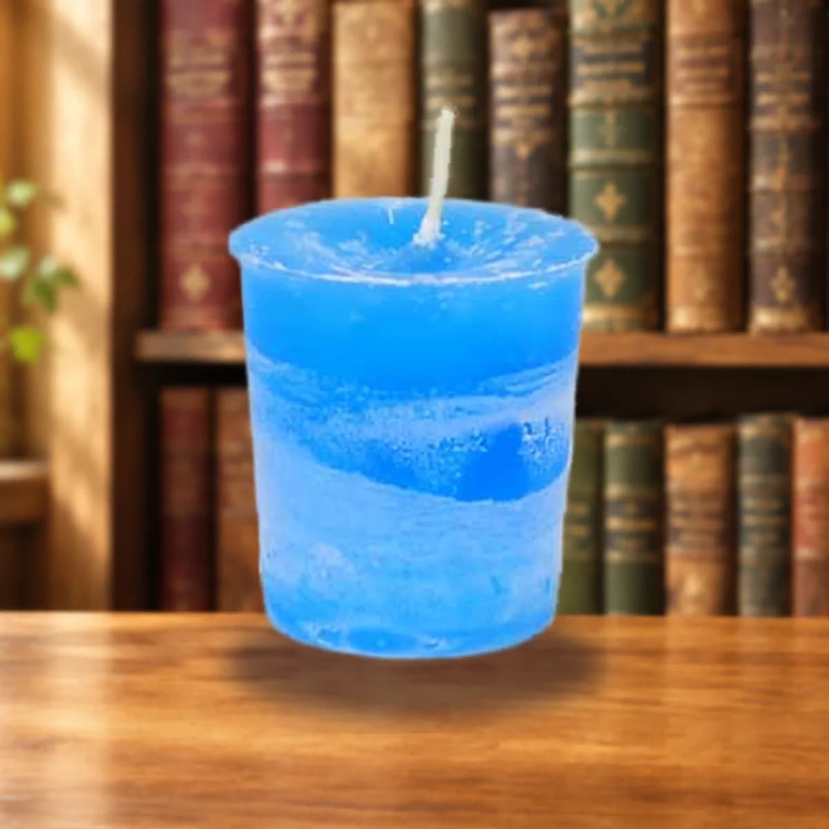 Ascended Masters & Guides Herbal votive - light blue