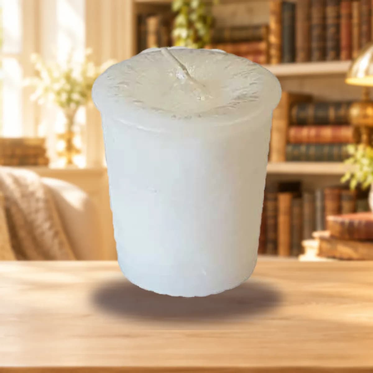 Cleansing Herbal votive - white
