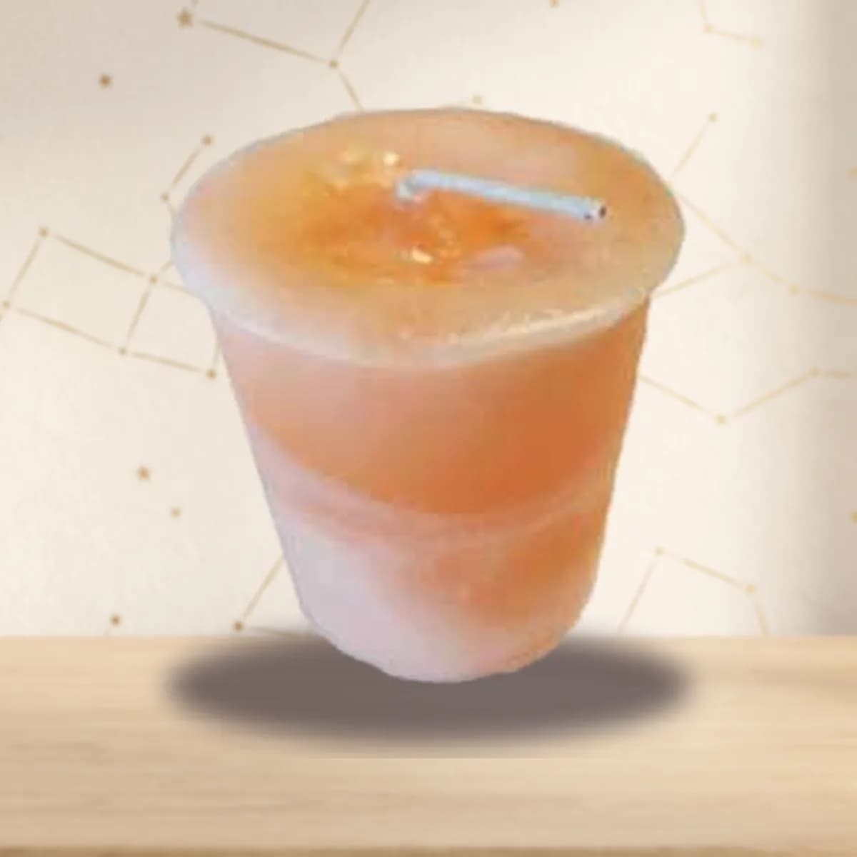 Compassion herbal votive - peach