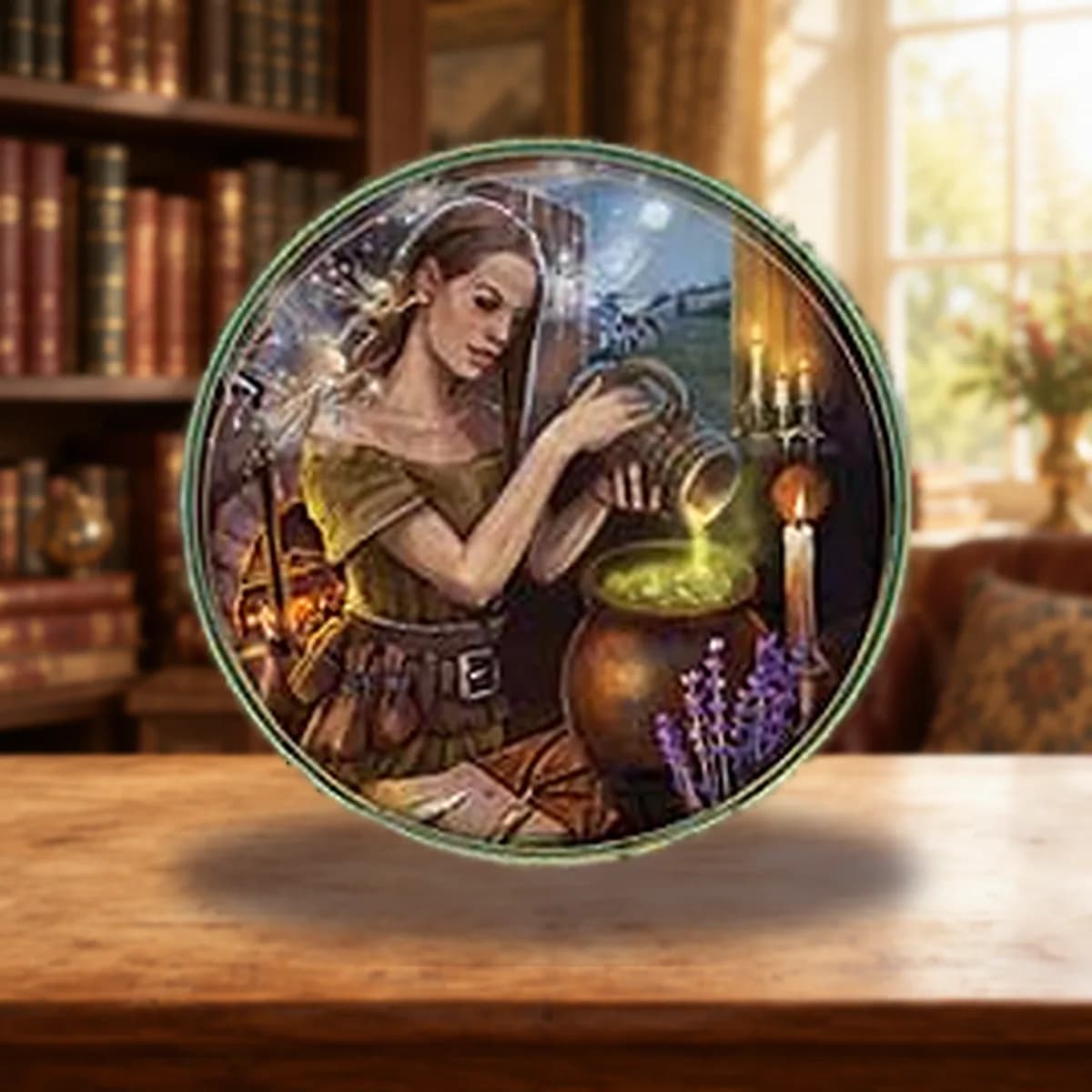 Green Witch tarot (deck & book) by Ann Moura