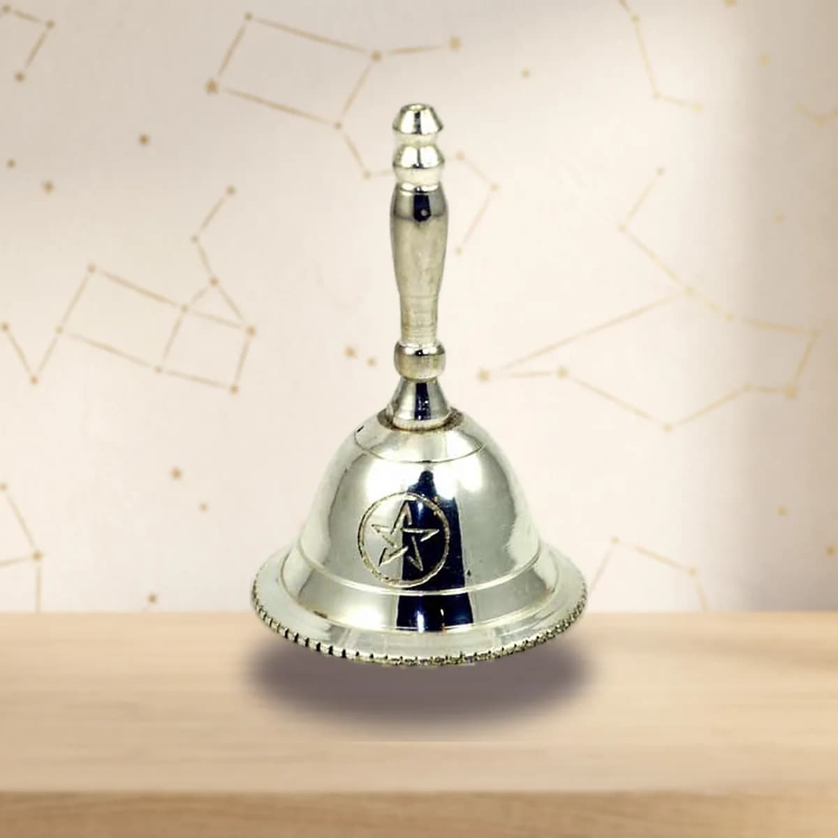 Altar Bell with Pentagram Design 2 1/2"