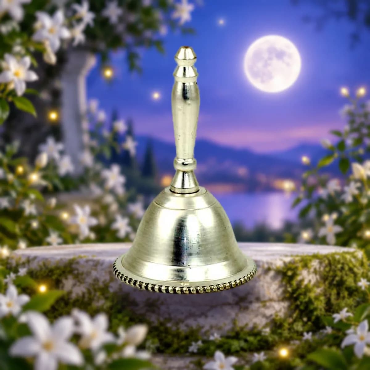 Unadorned altar bell 2 1/2"