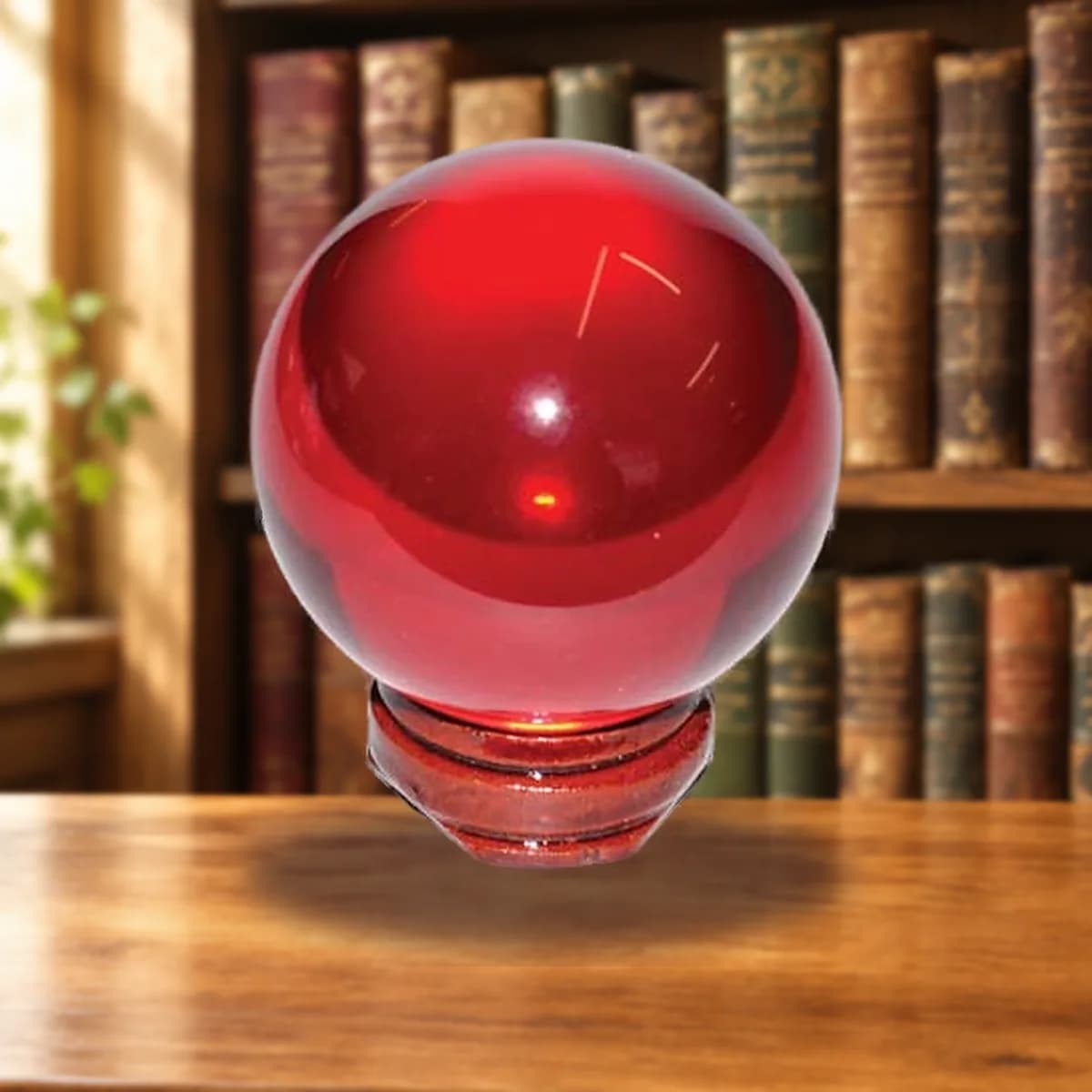 50mm Red gazing ball