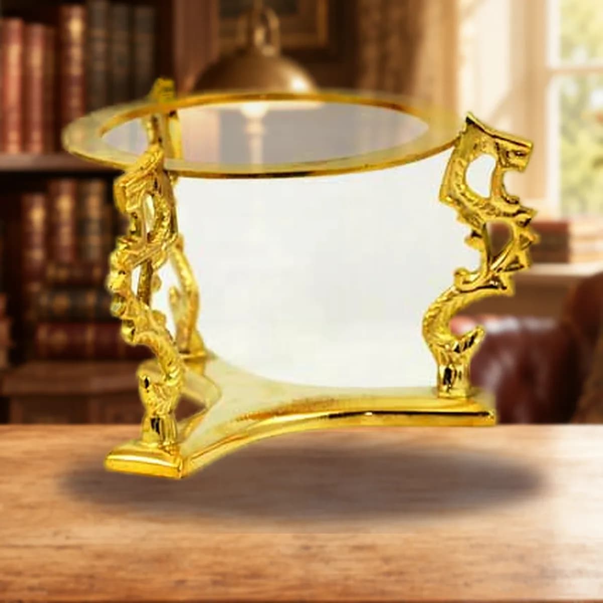 Dragon gazing ball stand
