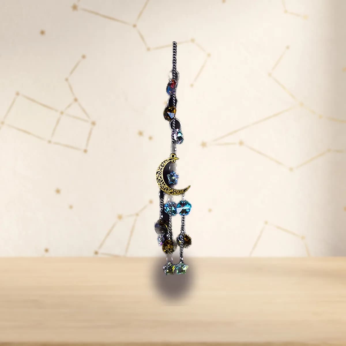 13" Golden Crescent sun catcher