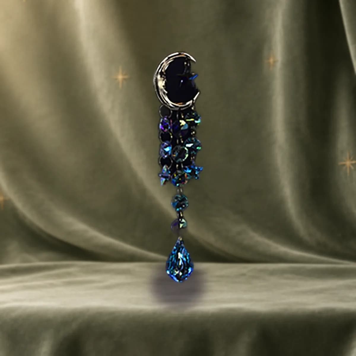 18" Crescent Moon sun catcher