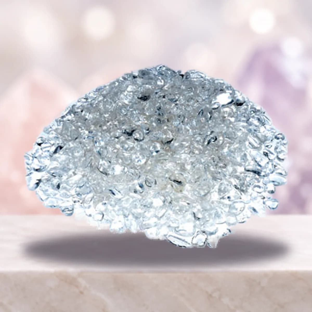 1 lb Quartz tumbled chips
