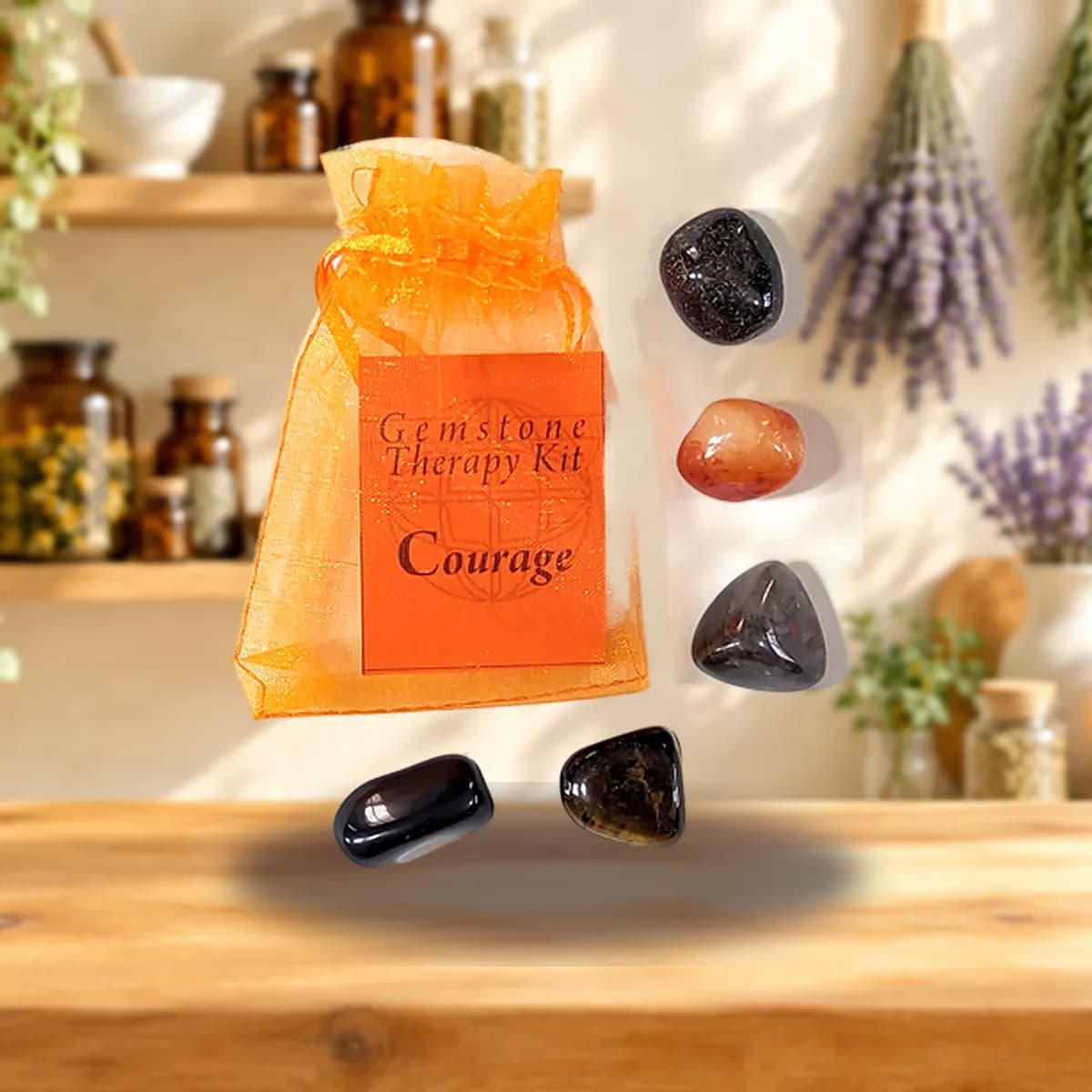 Courage gemstone therapy