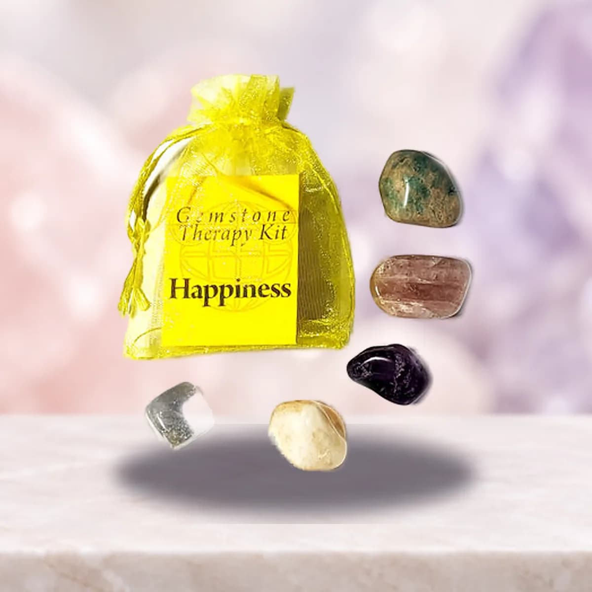 Happiness gemstone therapy