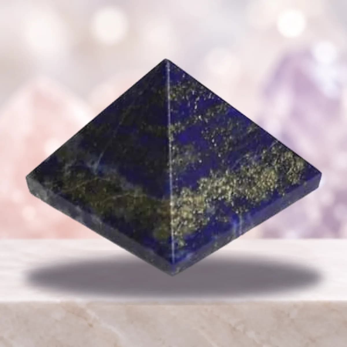 Lapis Lazuli Pyramid, 25 to 30 mm