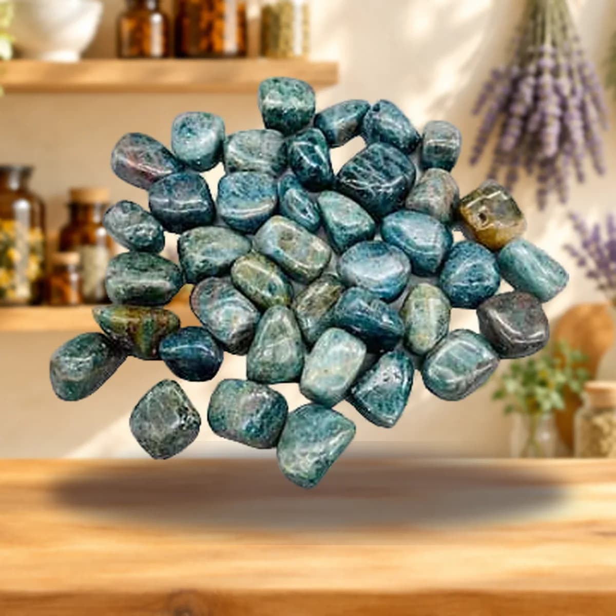 1 lb Apatite tumbled stones