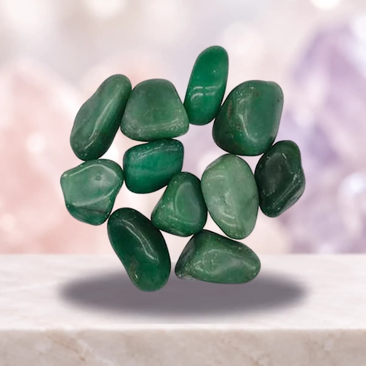 1 lb Aventurine, Green pebbles