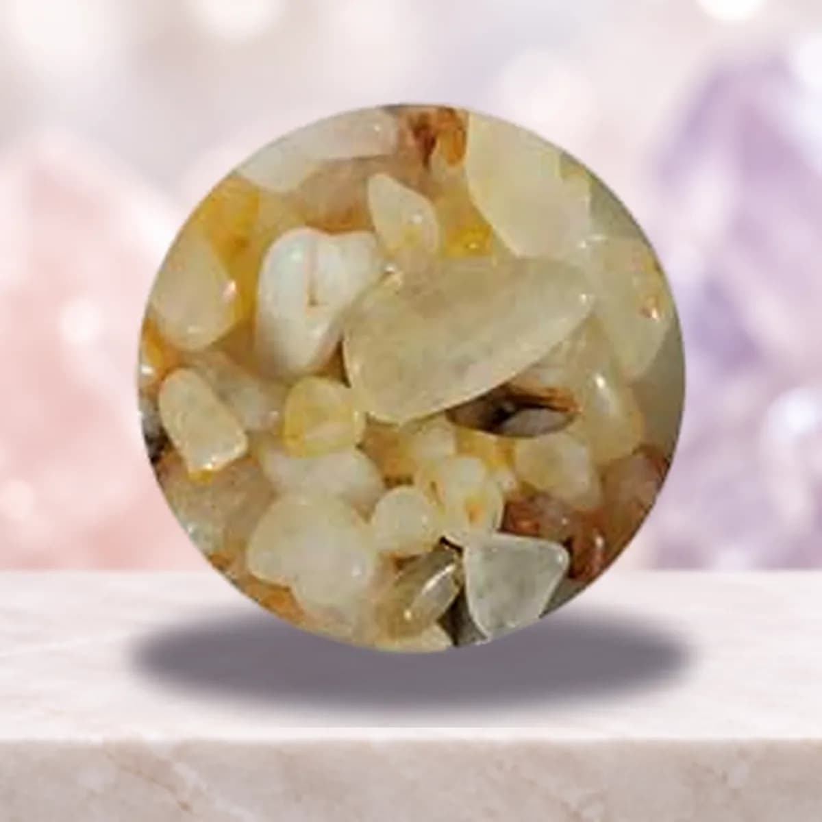 1 lb Hematoid Quartz tumbled stones