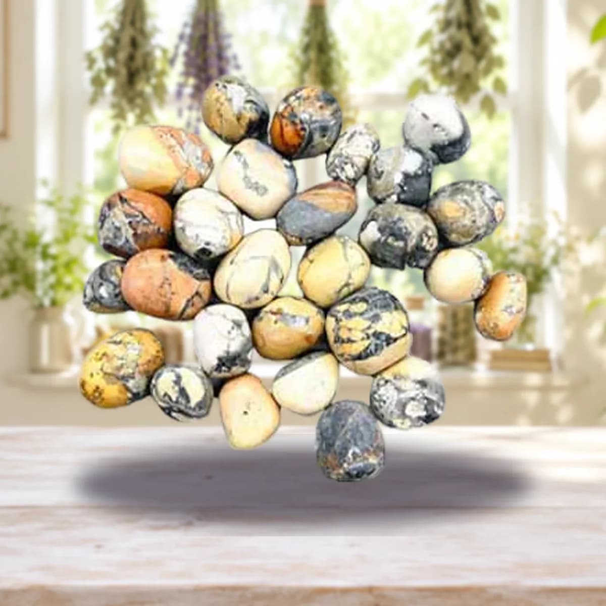 1 lb Jasper, Maligano tumbled
