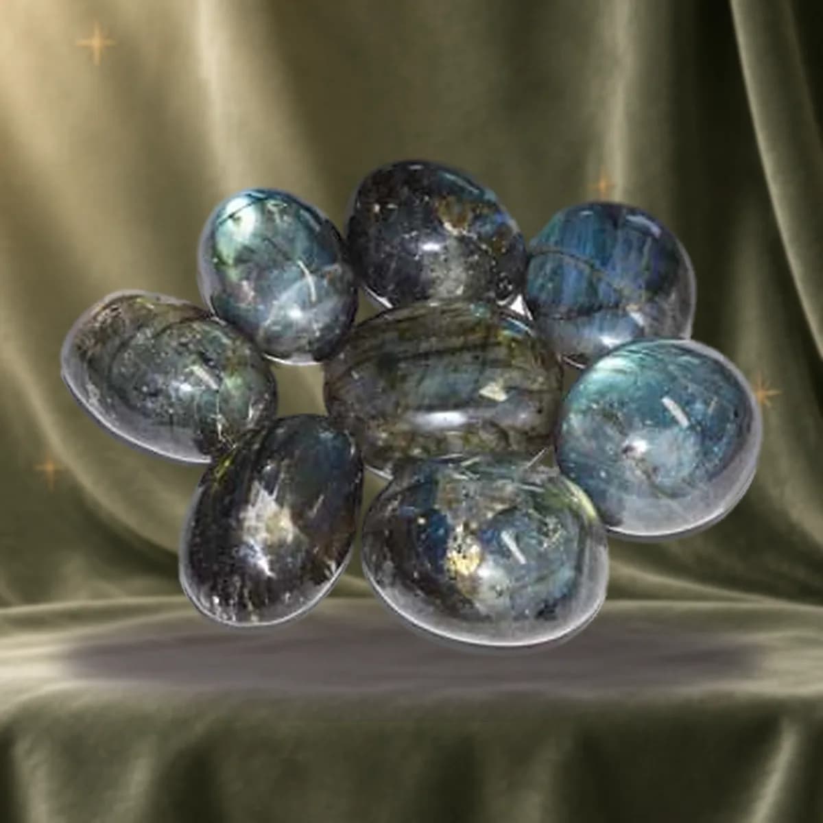 1 lb ~1-2" Labodarite tumbled stones