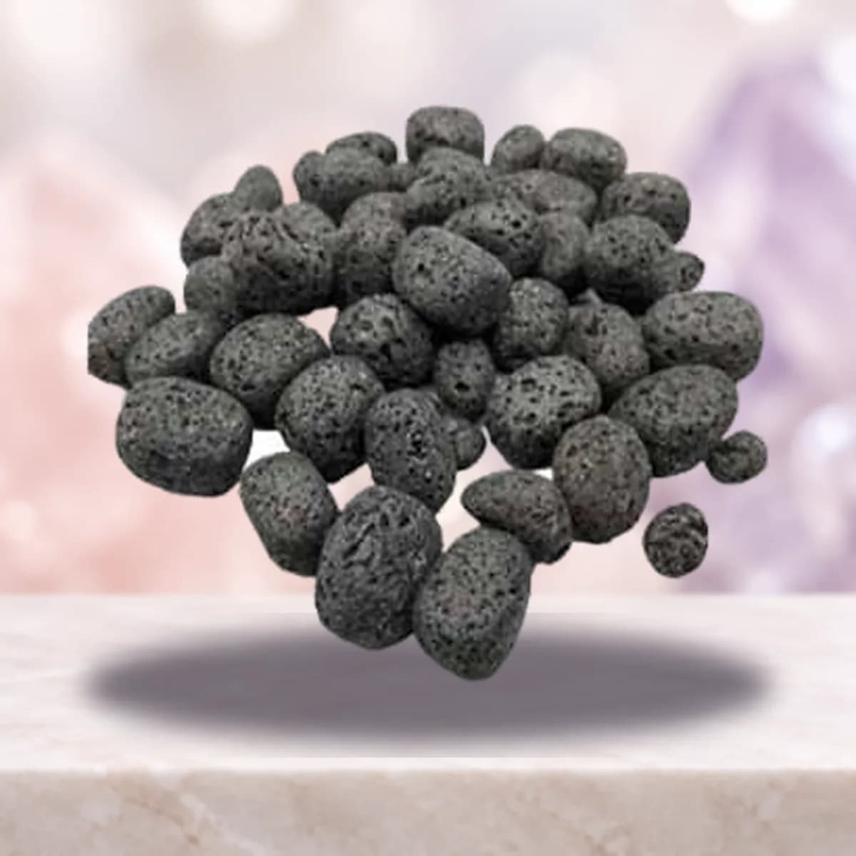 1 lb Lava tumbled stones