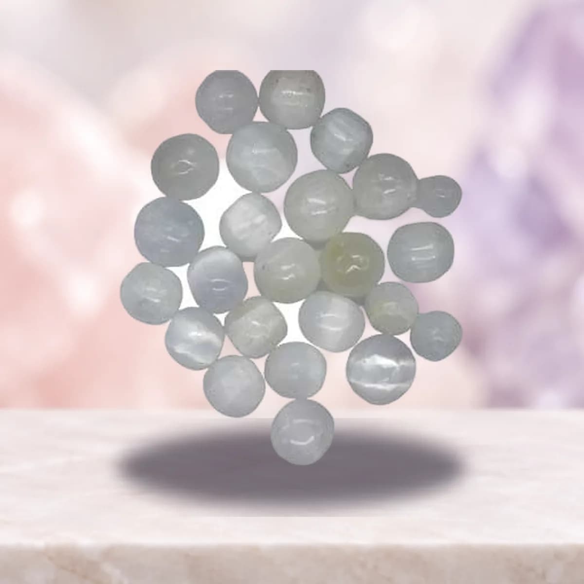 1 lb Selenite tumbled stones