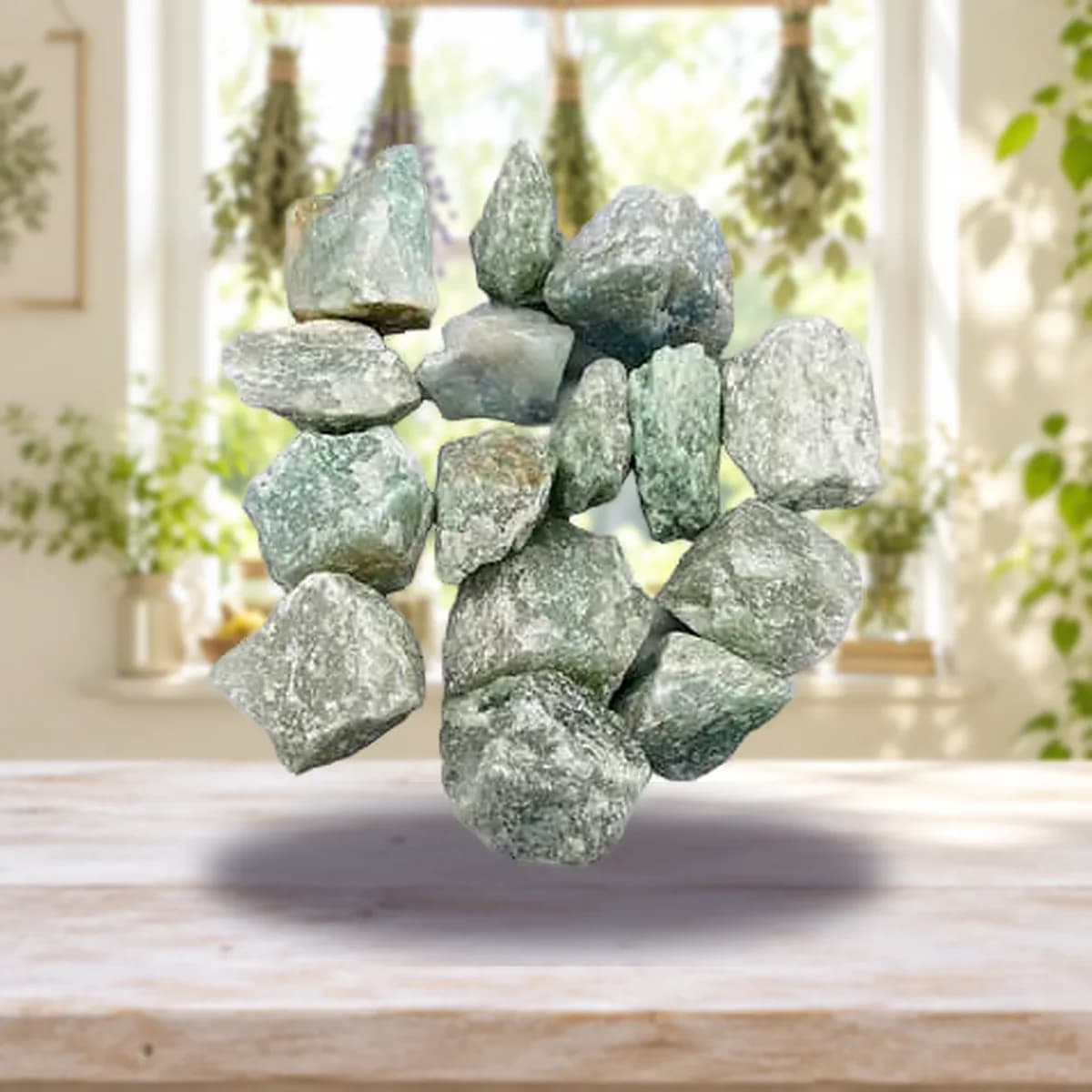 1 lb Aventurine, Green untumbled stones