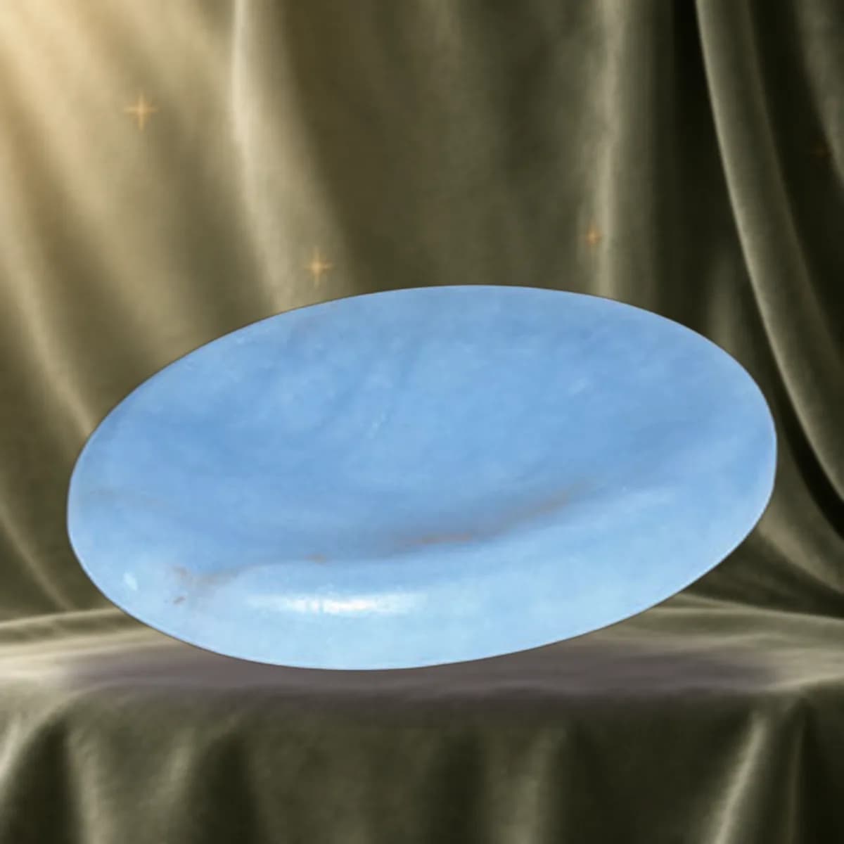 Angelite worry stone