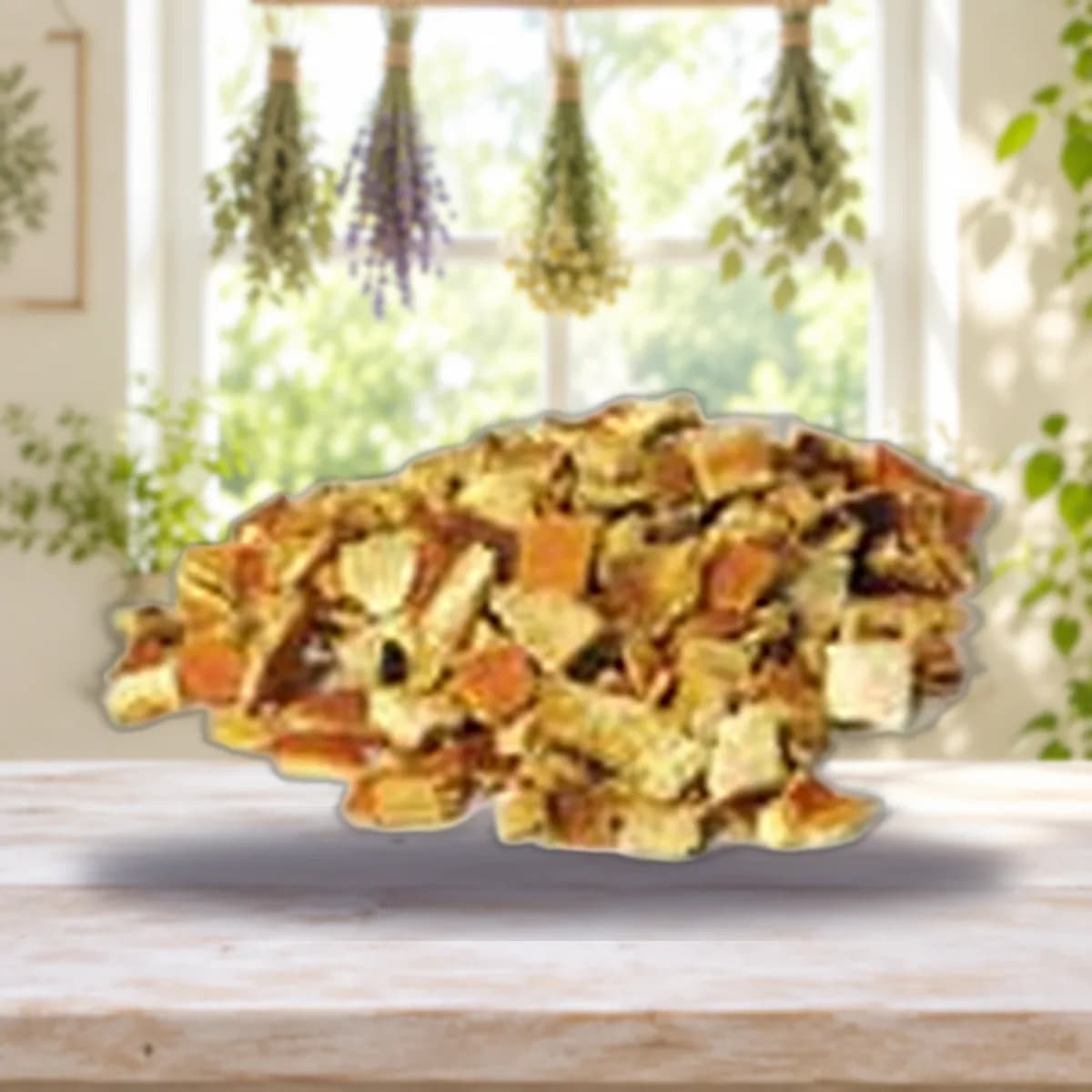 Orange Peel cut 1oz (Citrus sinensis)