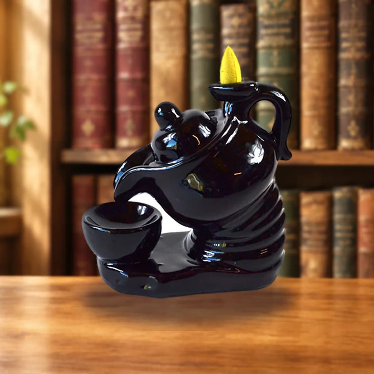 6" Tea Pot backflow burner