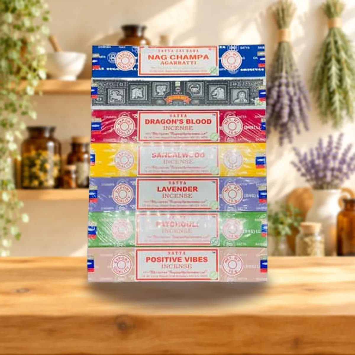 (set of 7) 15gms 7 Variety incense stick