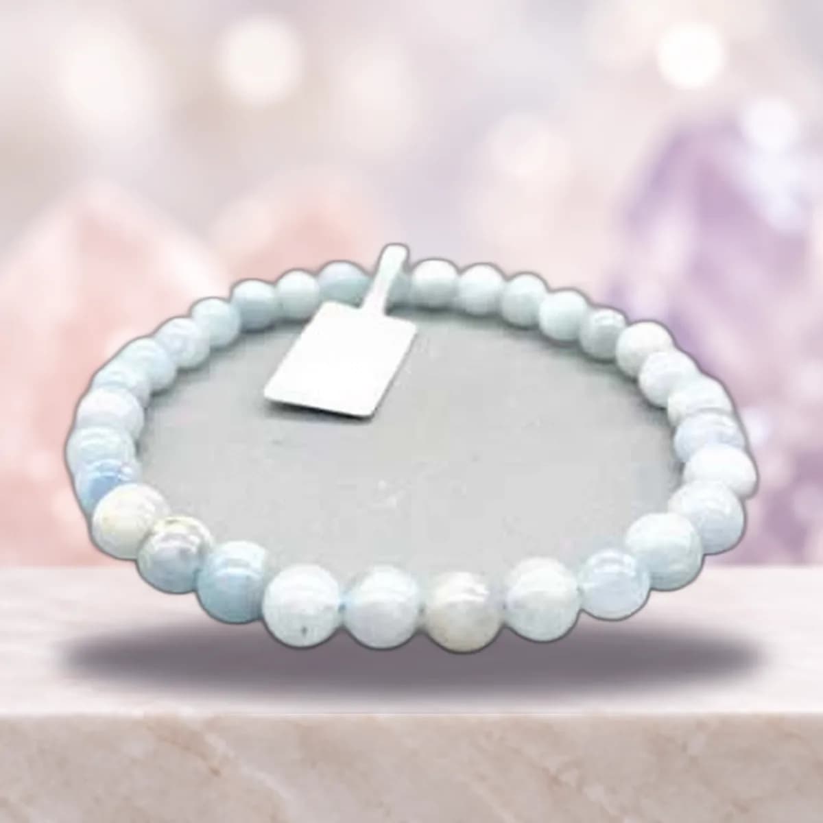 4mm Aquamarine bracelet