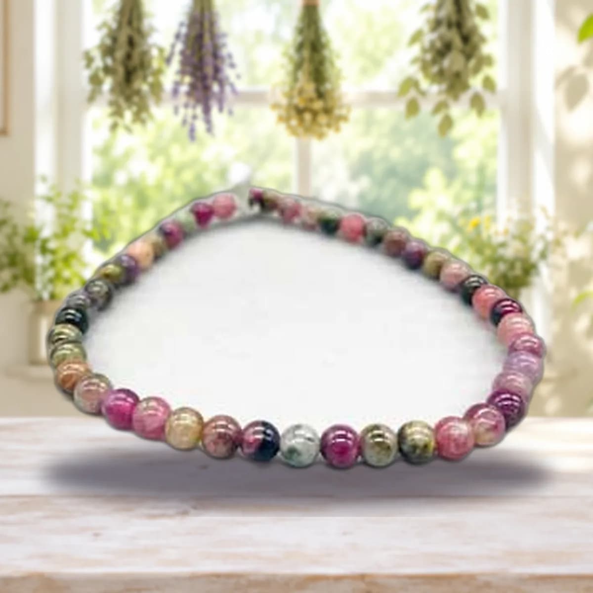 4mm Tourmaline, Mixed bracelet