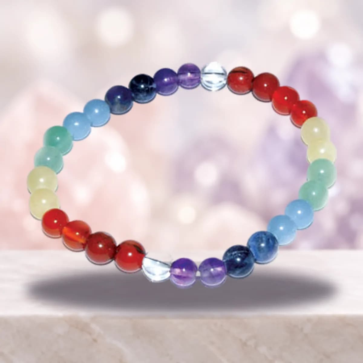 6mm 7 Chakra bracelet