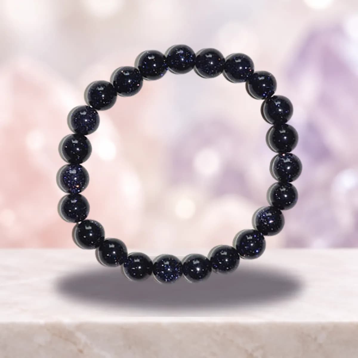 8mm Blue Goldstone bracelet