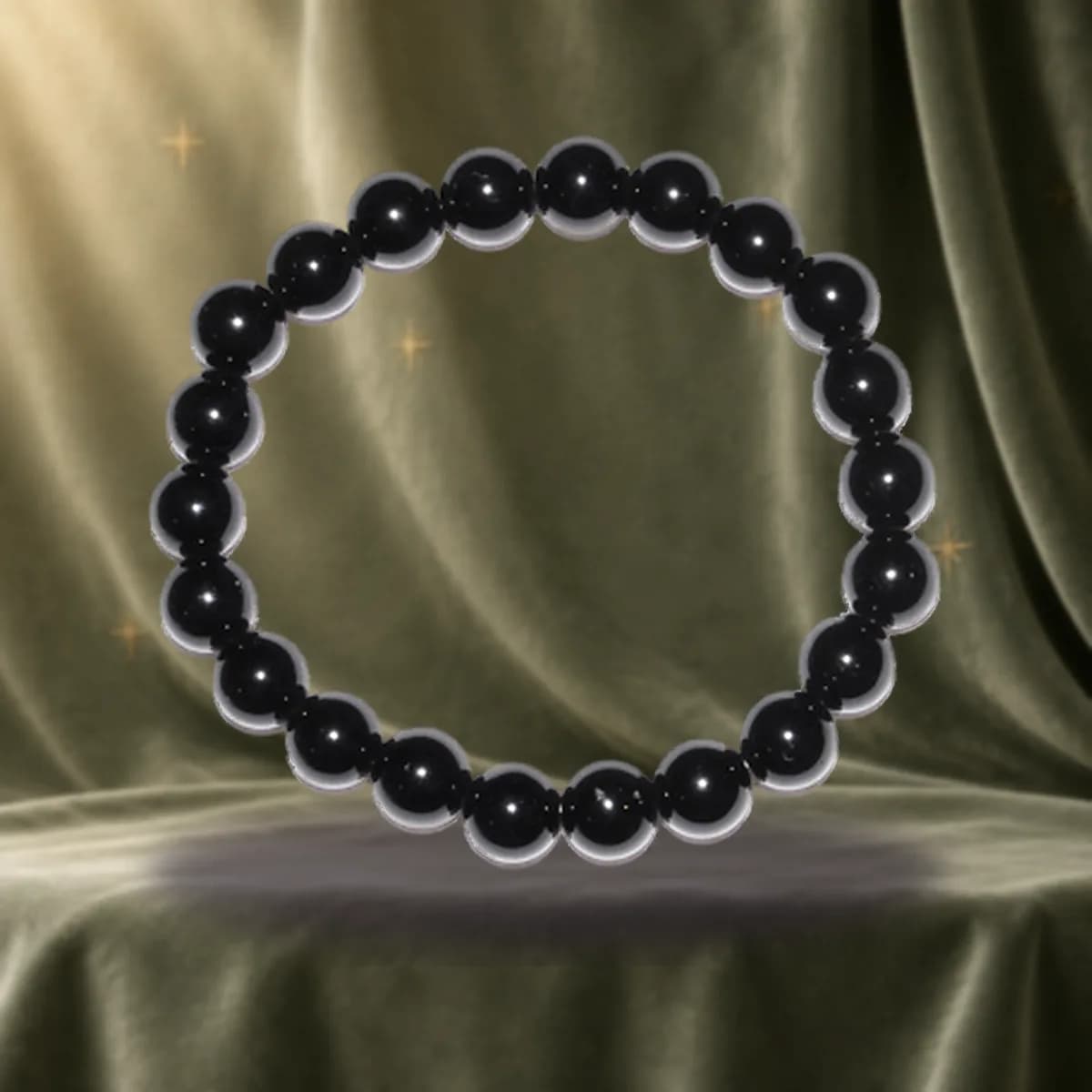 8mm Black Obsidian bracelet