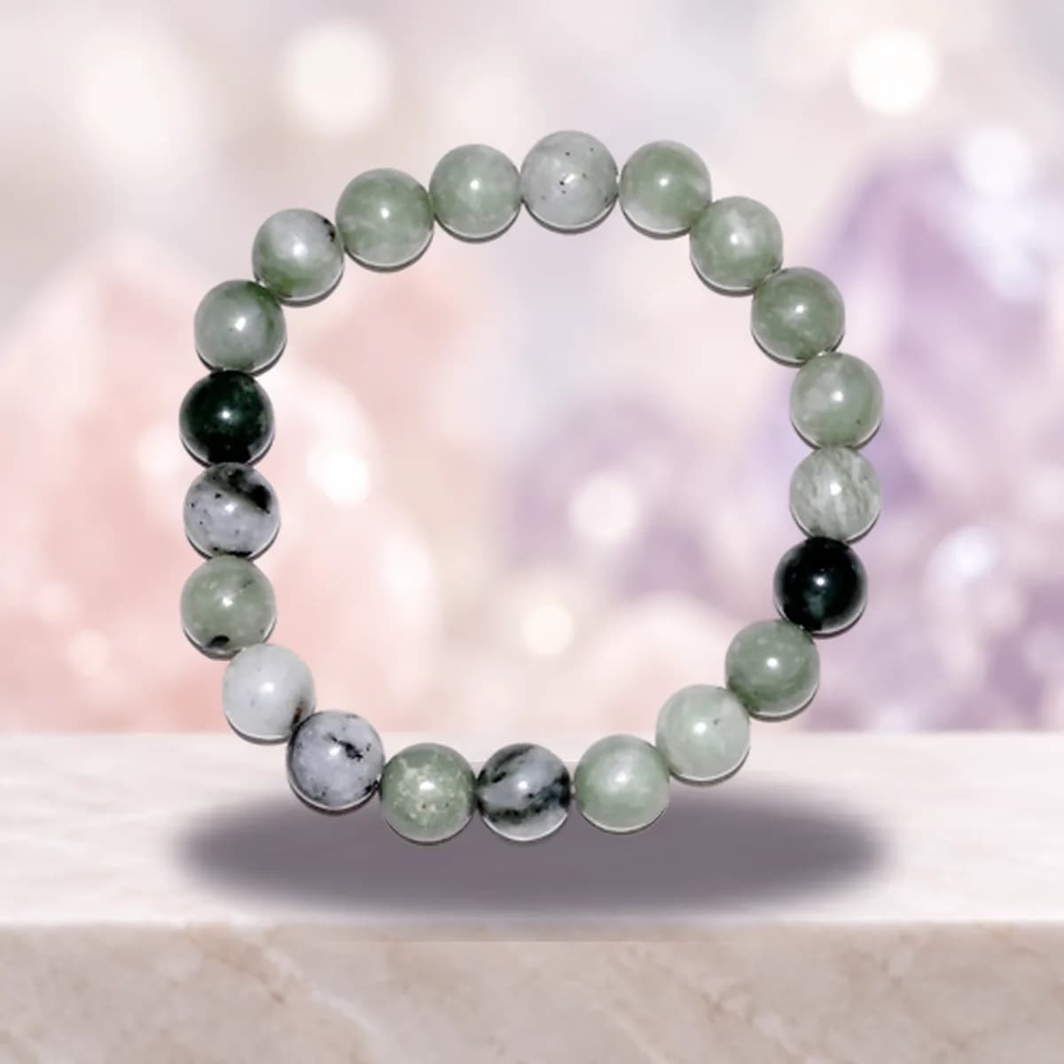 8mm Green Jade bracelet