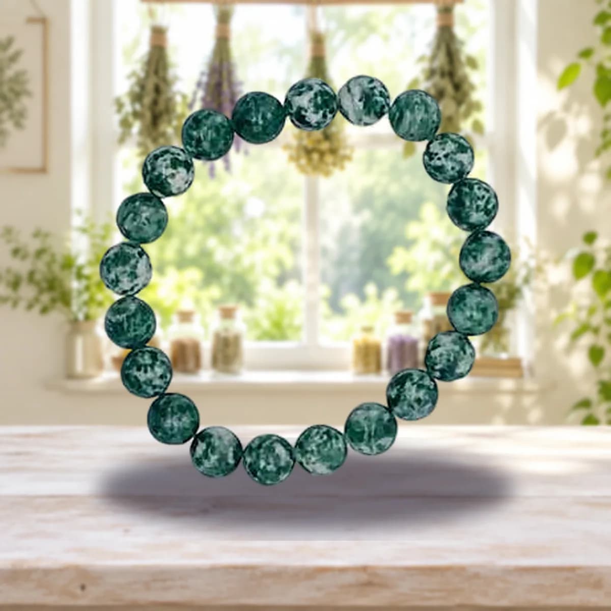 8mm Snake Dragon Jade bracelet