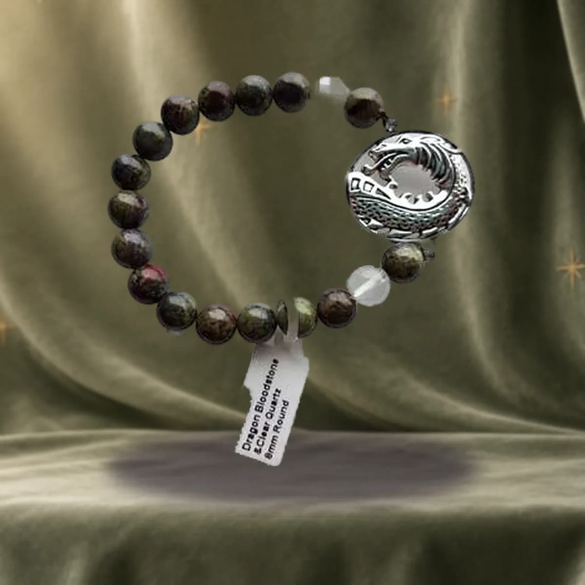 8mm Dragon Bloodstone / Dragon