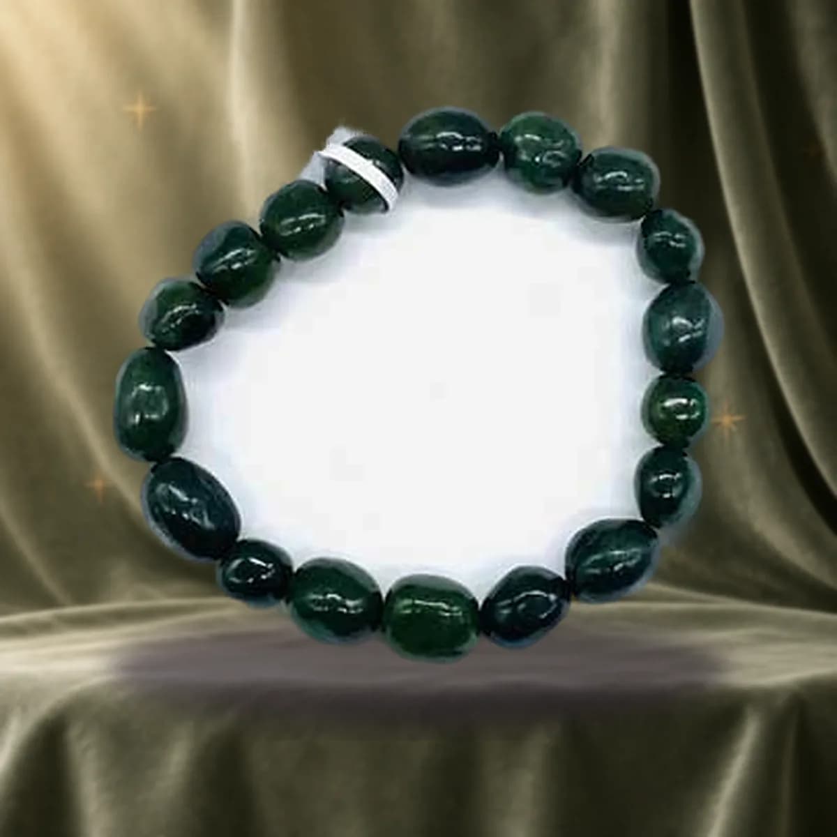Jade, Nephrite nugget bracelet