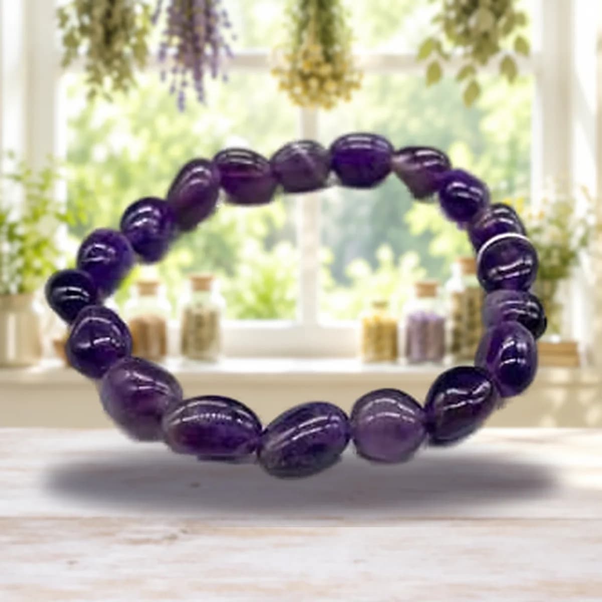Amethyst Nugget bracelet