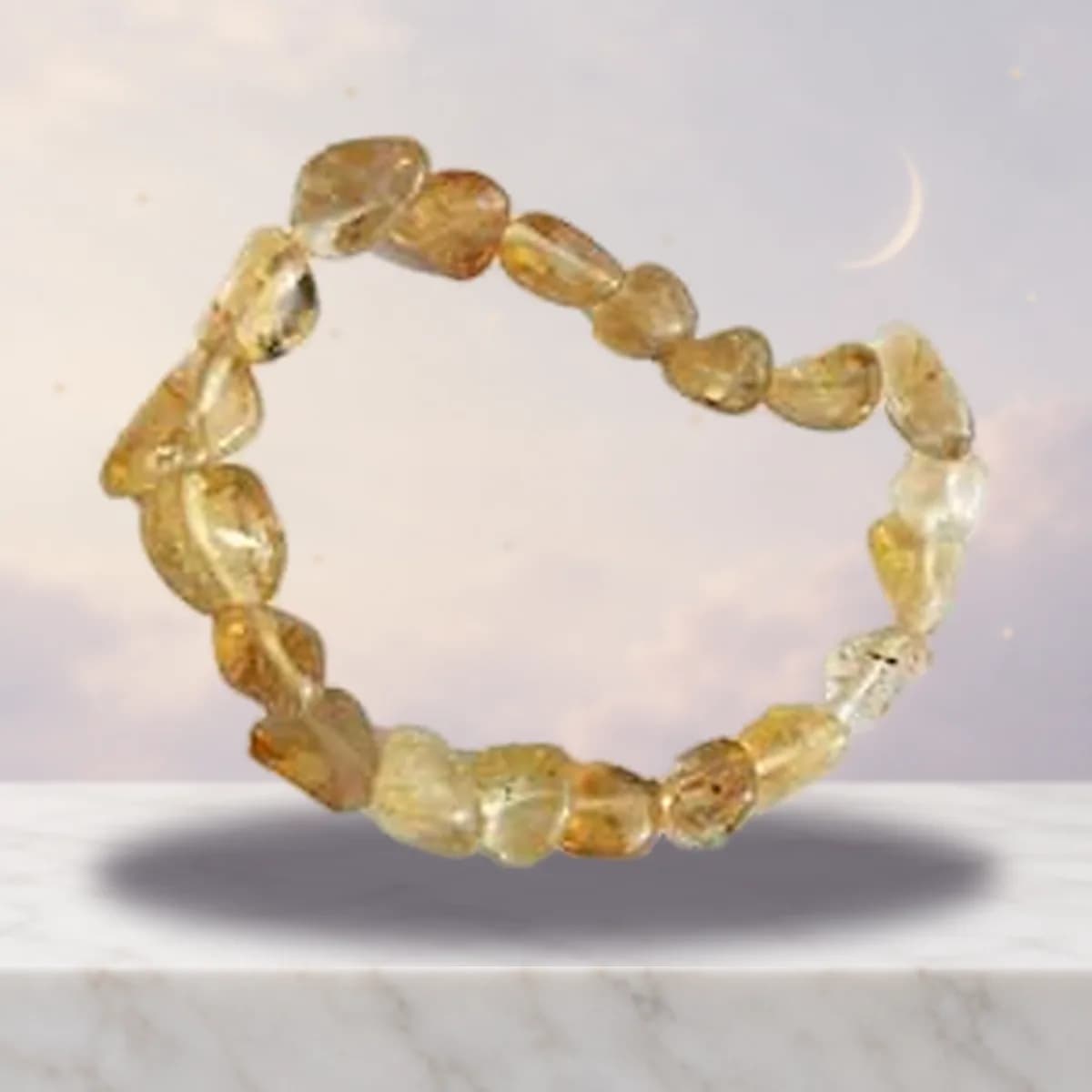 Citrine gemstone bracelet