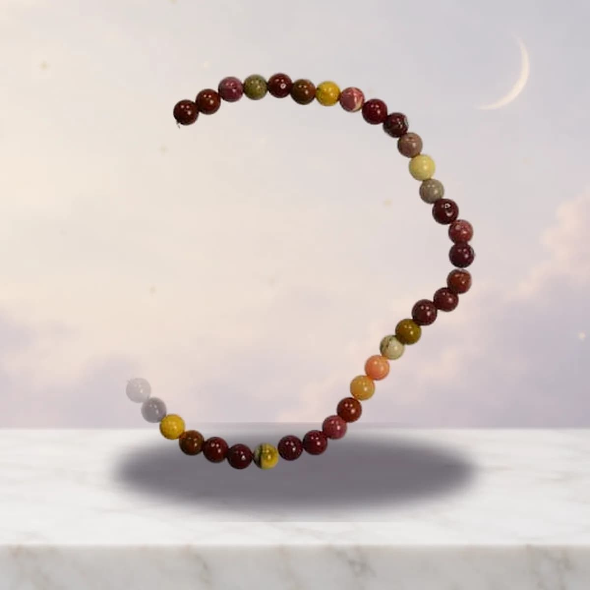 4mm Mookaite Jasper stretch bracelet