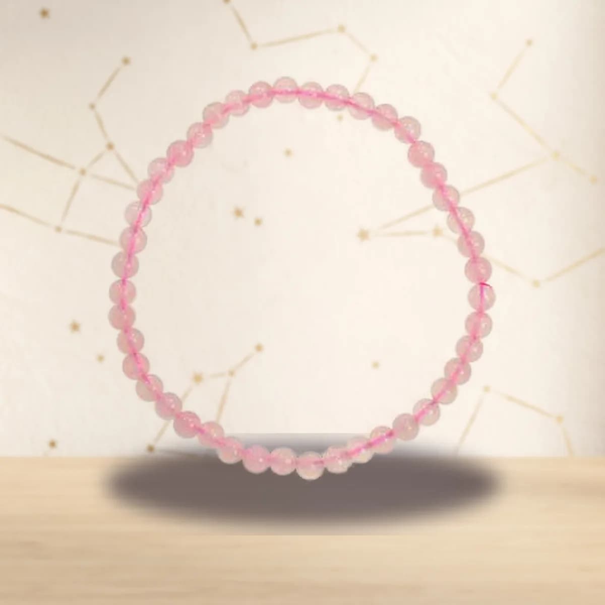 4mm Rose Quartzstretch bracelet