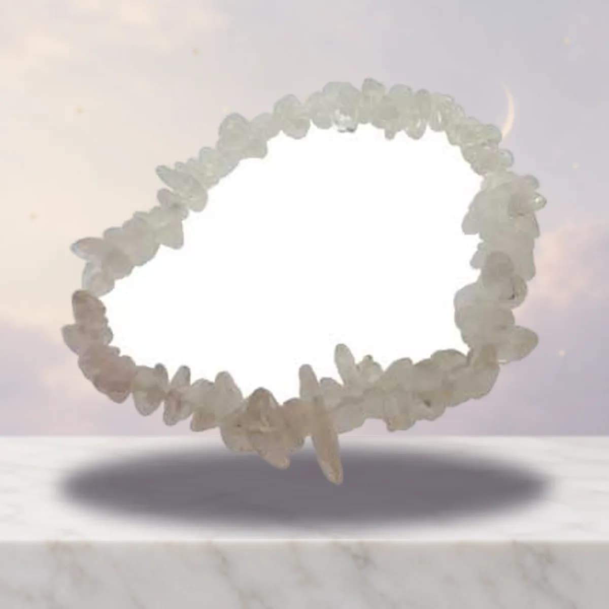 Quartz chip bracelet