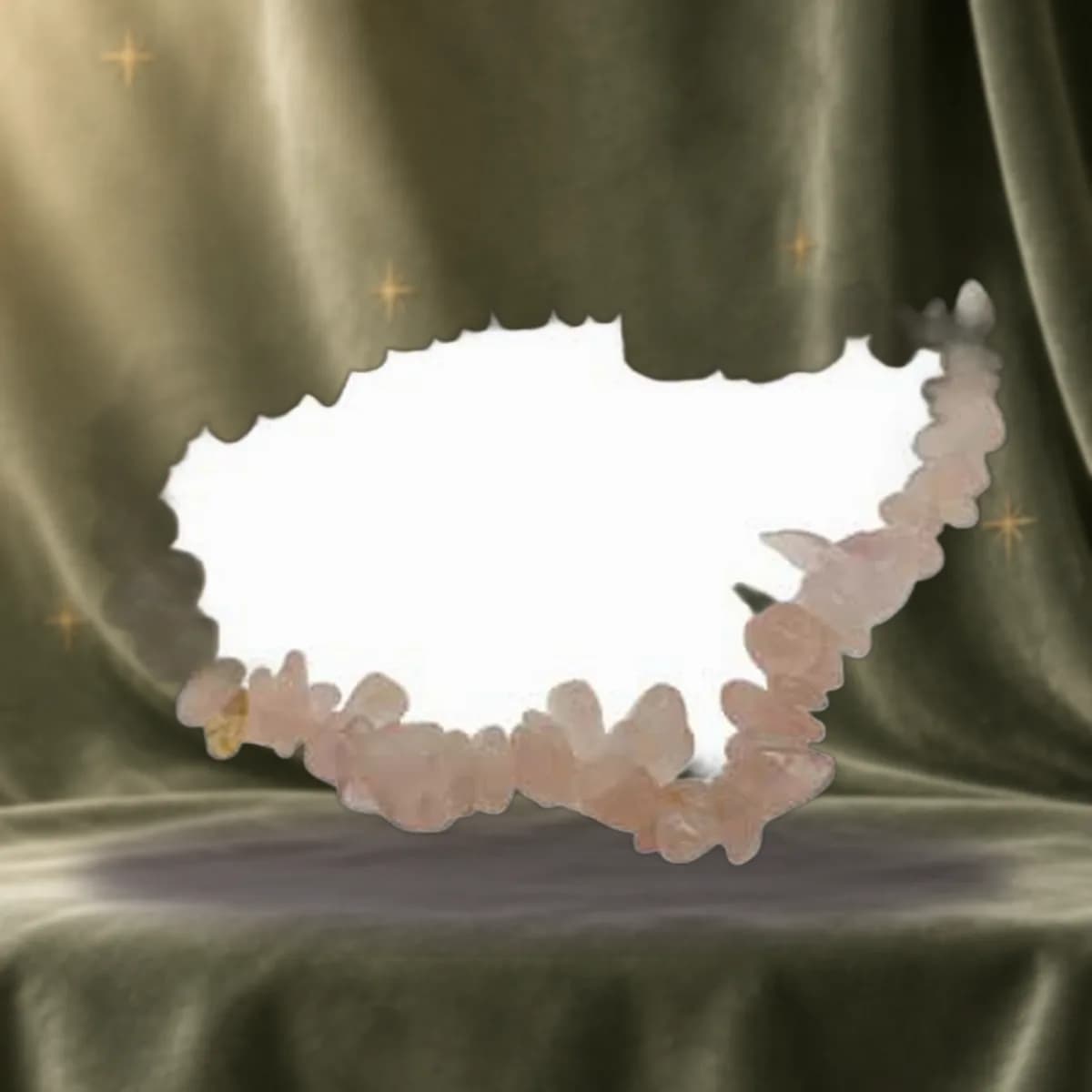 Rose Quartz chip bracelet