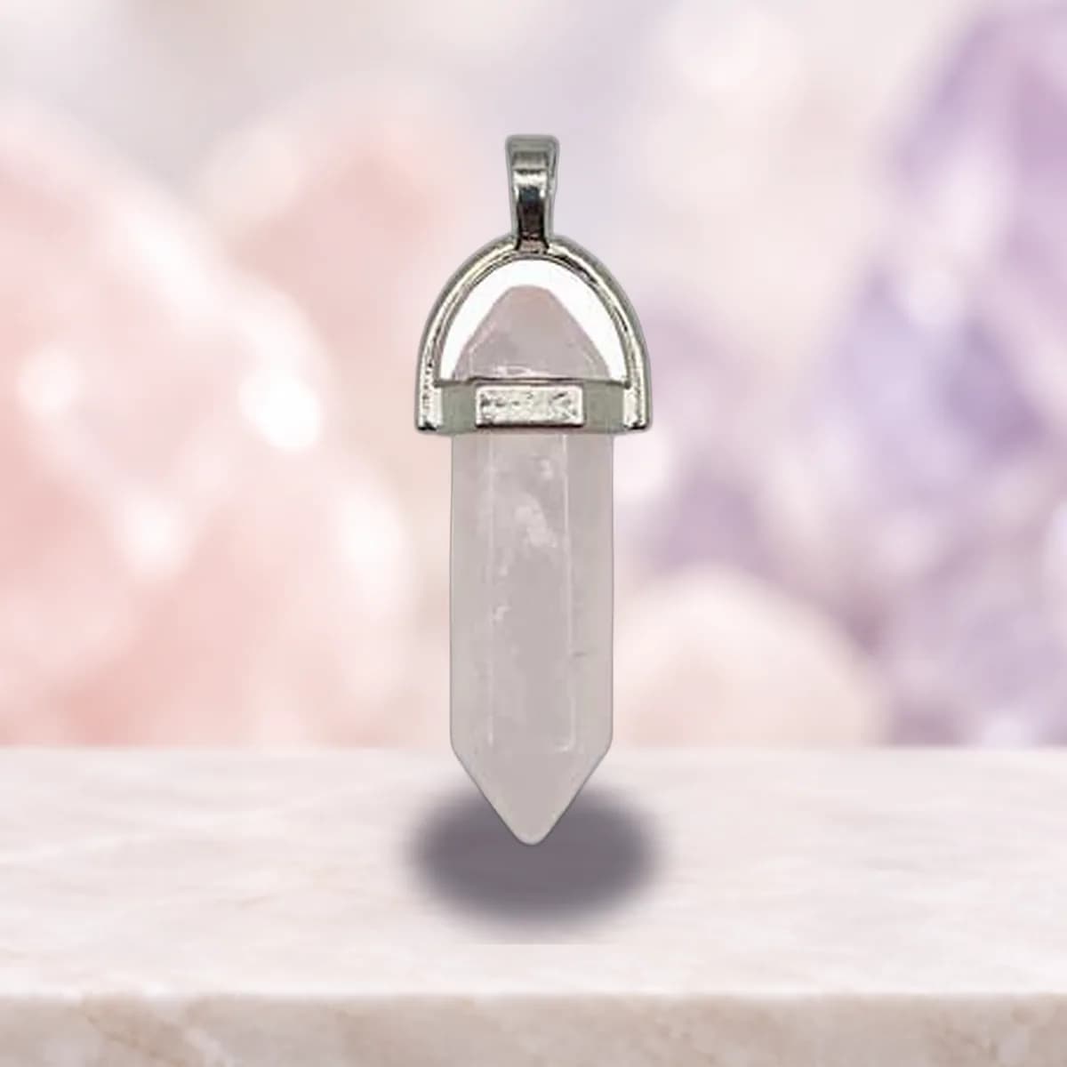Rose Quartz double terminated