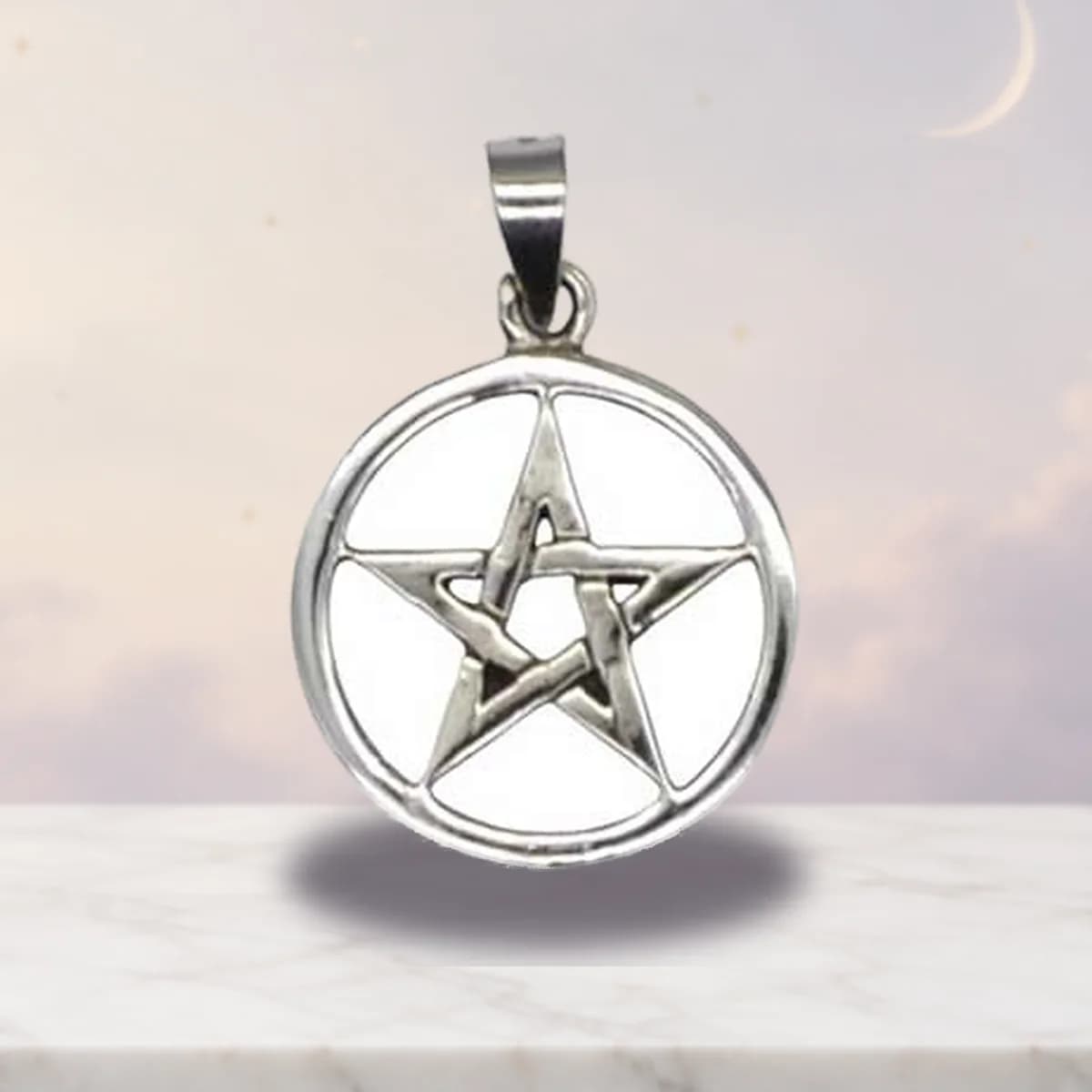 3/4" Pentagram sterling