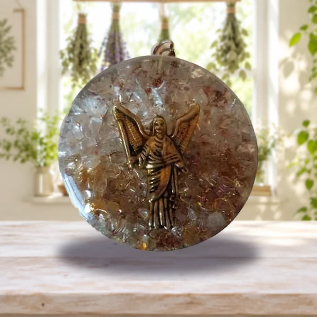 1 3/4" Uriel Quartz/Citrine orgone