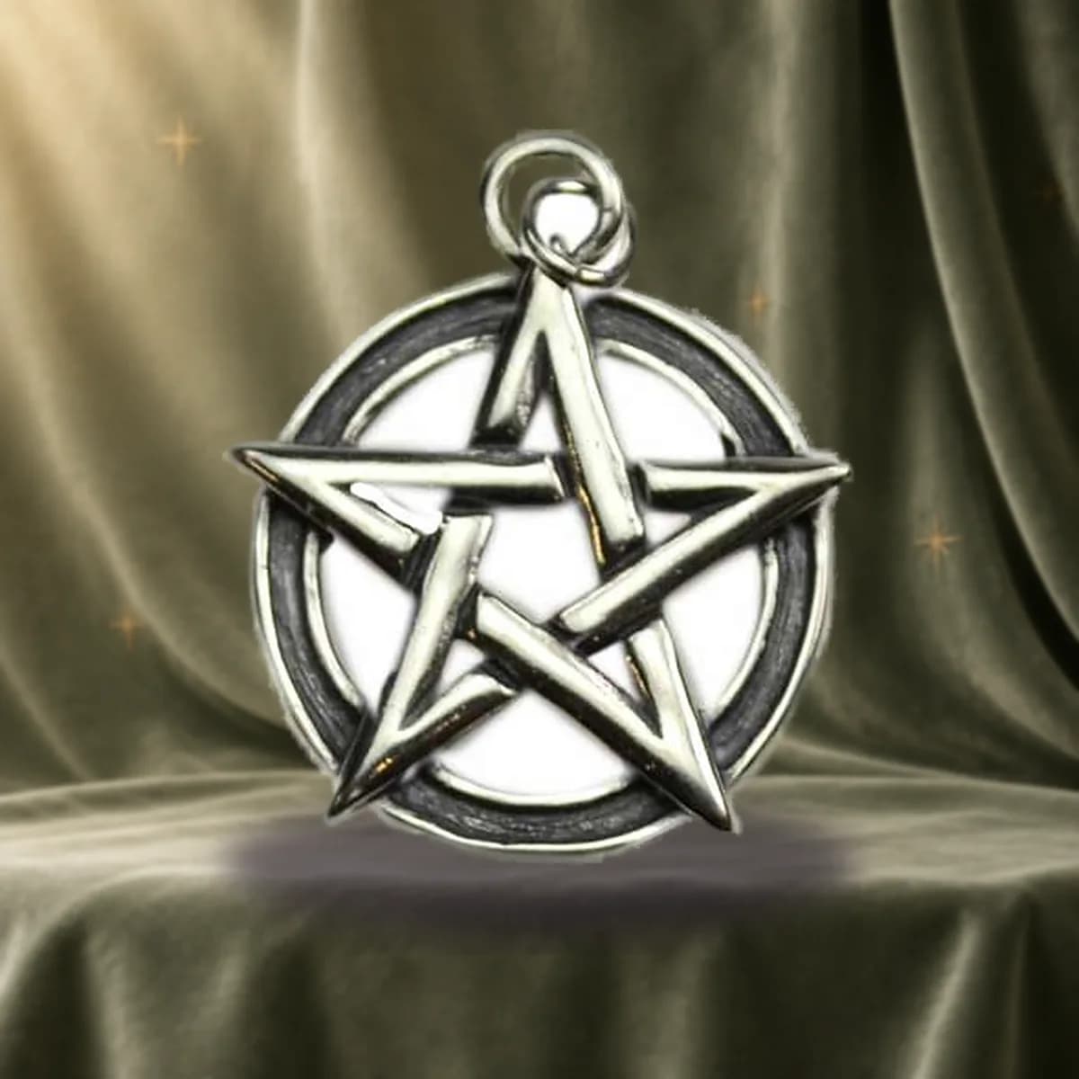 Pentacle pendant sterling